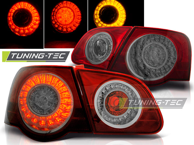 VW Passat B6 3C 2003-2010 Fanali Posteriori LED rosso fumé