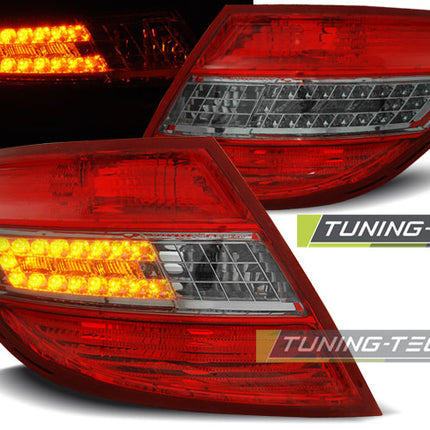 Mercedes C W204 2007-2010 Classe Fanali Posteriori Led Fumé
