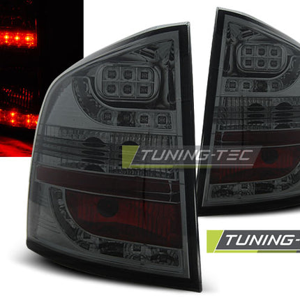 Skoda Octavia II 2004-2012 Fanali Posteriori LED fumé