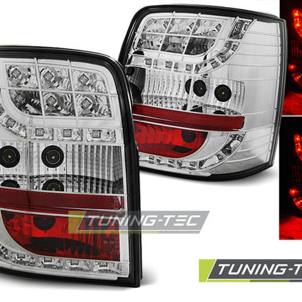 Vw Passat B5 1996-2000 Variant Fanali Posteriori Led Cromati