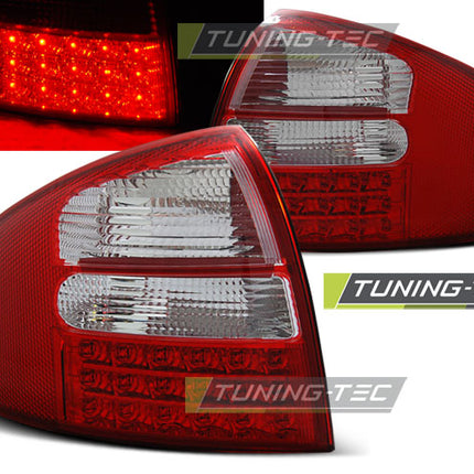 Audi A6 Berlina 1997-2004 Fanali Posteriori LED Rosso Bianco