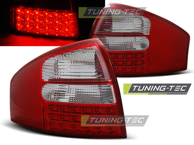 Audi A6 Berlina 1997-2004 Fanali Posteriori LED Rosso Bianco