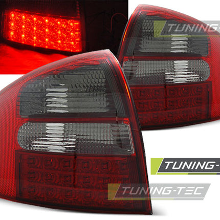 Audi A6 1997-2004 Fanali Posteriori Led Rosso Fumé