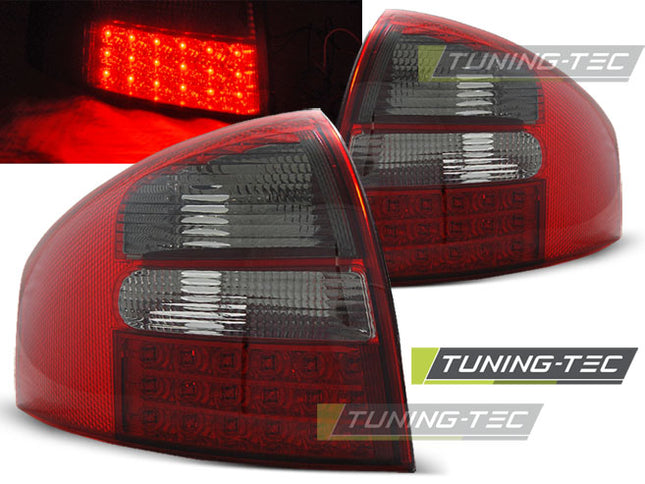 Audi A6 1997-2004 Fanali Posteriori Led Rosso Fumé