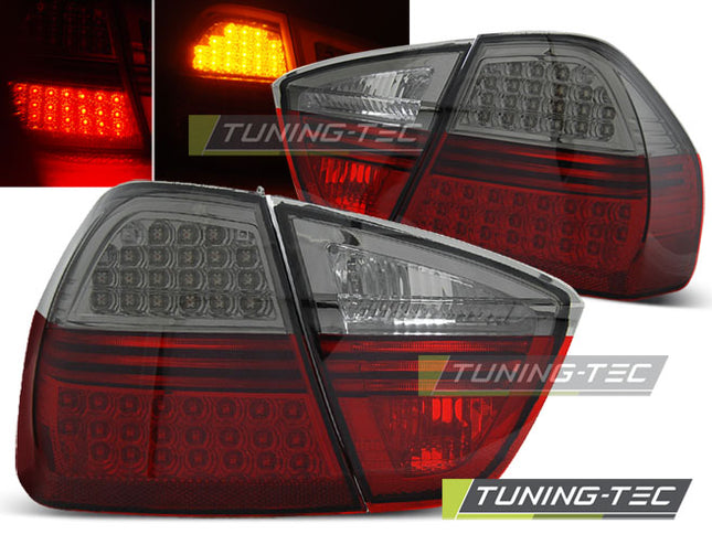 BMW E90 2005-2008 Fanali Posteriori LED rosso fumé