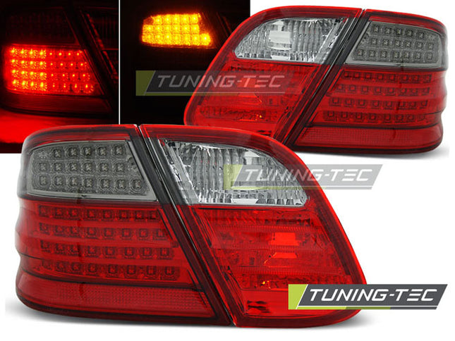 Mercedes Clk W208 1997-2002 Fanali Posteriori Led Rosso Fumé