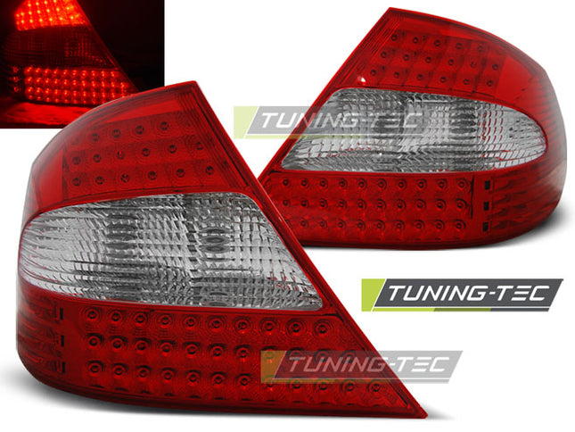 Mercedes W209 CLK 2003-2010 fanali Posteriori LED Rosso Bianco