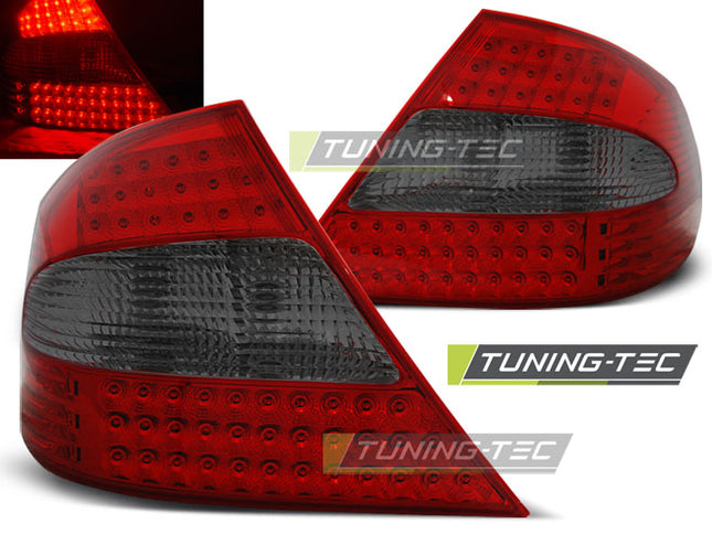 Mercedes Clk W209 2003-2010 Fanali Posteriori Led Rosso Fumé