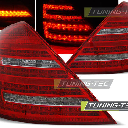 Mercedes W221 Classe S 2005-2009 fanali Posteriori LED Rosso Bianco