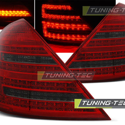 Mercedes W221 2005-2009 Classe S Fanali Posteriori Led Rosso Fumé