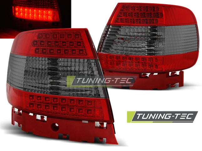 Audi A4 1994-2000 Fanali Posteriori Led Rosso Fumé