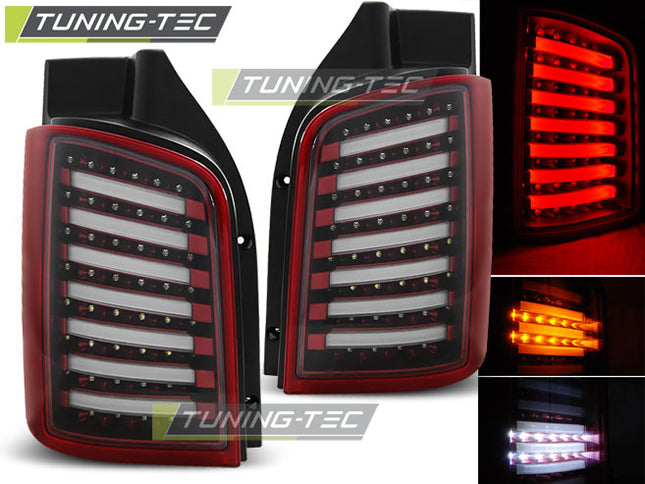 VW T5 2003-2015 Fanali Posteriori LED Rosso Bianco