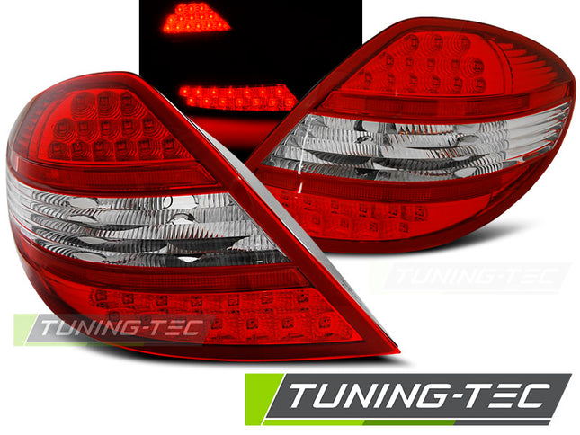 Mercedes R171 SLK 2004-2011 fanali Posteriori LED Rosso Bianco