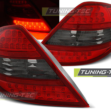 Mercedes R171 2004-2011 Slk Fanali Posteriori Led Rosso Fumé