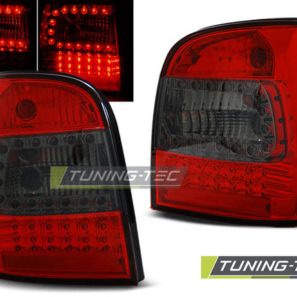 Audi A4 1994-2001 Avant Fanali Posteriori Led Rosso Fumé