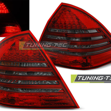 Mercedes C W203 2000-2004 Classe Fanali Posteriori Led Fumé