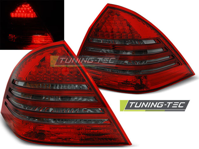 Mercedes C W203 2000-2004 Classe Fanali Posteriori Led Fumé