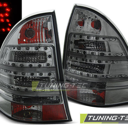 Mercedes Classe C W203 2000-2007 Fanali Posteriori LED fumé