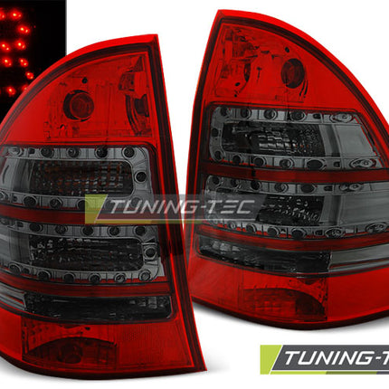 Mercedes C W203 2000-2007 Classe Fanali Posteriori Led Fumé