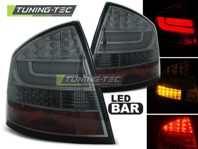 Skoda Octavia II 2004-2012 Berlina Fanali Posteriori Led Bar Fumé