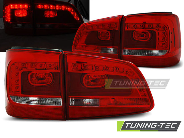 VW Touran 2010-2015 Fanali Posteriori LED Rosso Bianco