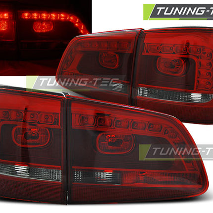 VW Touran 2010-2015 Fanali Posteriori LED rosso fumé