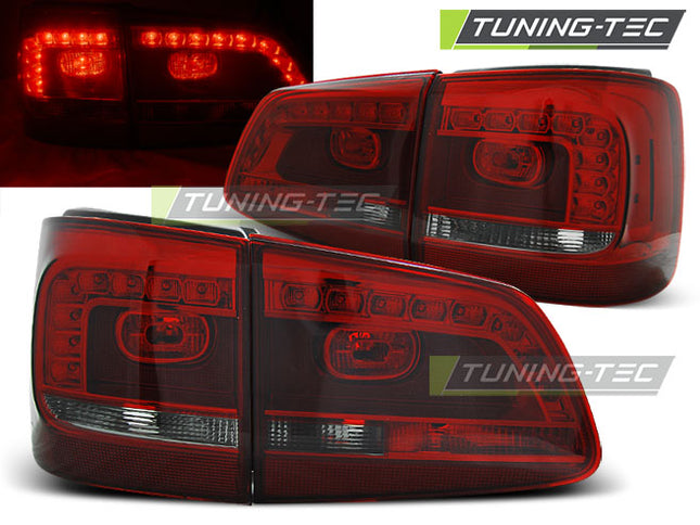 VW Touran 2010-2015 Fanali Posteriori LED rosso fumé