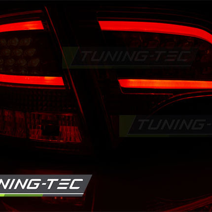 Audi A4 B7 2004-2008 Avant Fanali Posteriori Led Bar Rosso Bianco