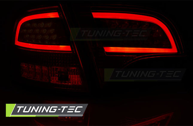 Audi A4 B7 2004-2008 Avant Fanali Posteriori Led Bar Rosso Bianco