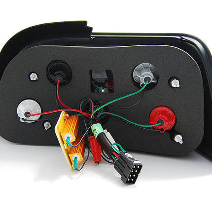 Bmw E36 1990-1999 C/C Fanali Posteriori Led Bar Fumé