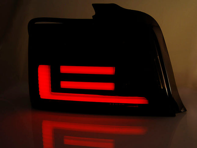 Bmw E36 1990-1999 Berlina Fanali Posteriori Led Bar Fumé