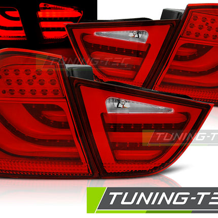 Bmw E90 2009-2011 Fanali Posteriori Led Bar Rosso