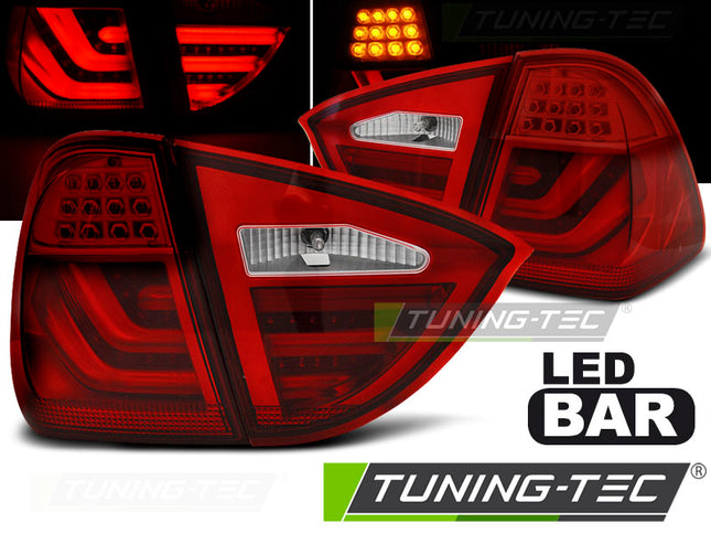 Bmw E91 2005-2008 Fanali Posteriori Led Bar Rosso