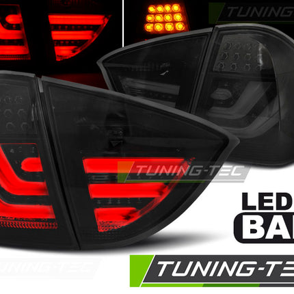 Bmw E91 2005-2008 Fanali Posteriori Led Bar Fumé