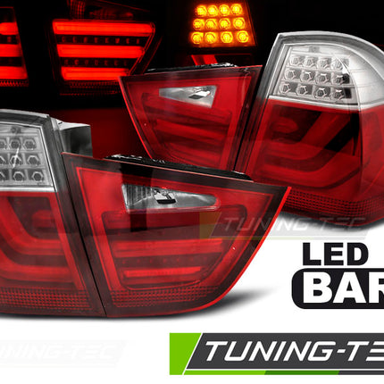Bmw E91 2009-2011 Fanali Posteriori Led Bar Rosso Bianco