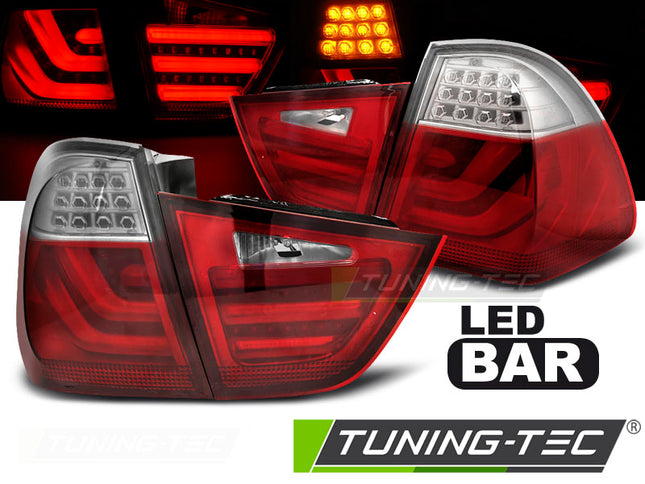 Bmw E91 2009-2011 Fanali Posteriori Led Bar Rosso Bianco
