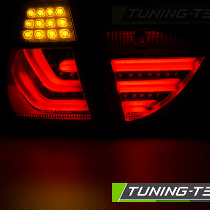 Bmw E91 2009-2011 Fanali Posteriori Led Bar Rosso Fumé