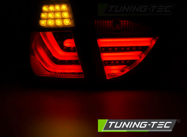 Bmw E91 2009-2011 Fanali Posteriori Led Bar Rosso Fumé