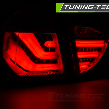 Bmw E91 2009-2011 Fanali Posteriori Led Bar Rosso Fumé