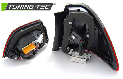 Bmw E91 2009-2011 Fanali Posteriori Led Bar Rosso Fumé