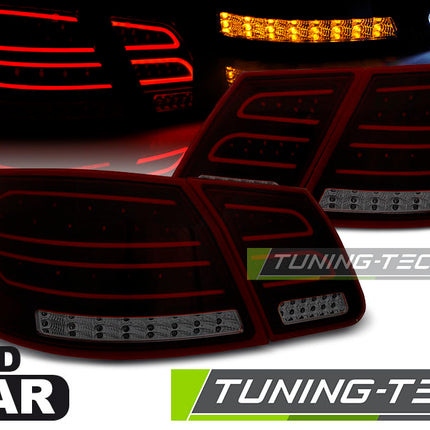 Mercedes W212 2009-2013 Classe E Fanali Posteriori Led Bar Rosso Fumé