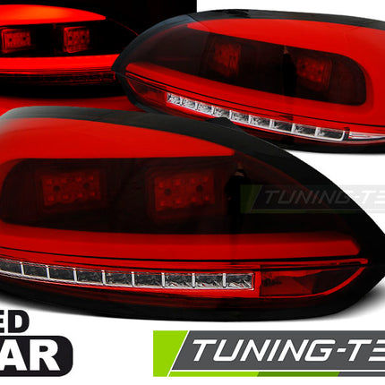 Vw Scirocco III 2008-2014 Fanali Posteriori Led Bar Rosso Bianco