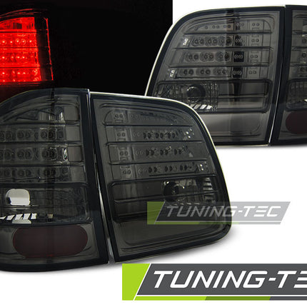 Mercedes W210 Kombi 1995-2002 Fanali Posteriori LED fumé