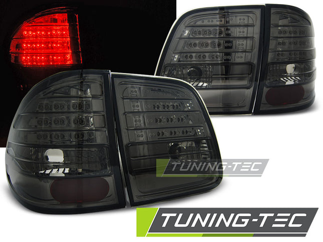 Mercedes W210 Kombi 1995-2002 Fanali Posteriori LED fumé