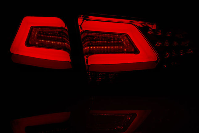 Vw Golf 7 2013-2017 Fanali Posteriori Led Bar Neri