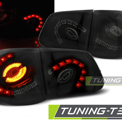 VW Tiguan 2007-2011 Fanali Posteriori LED fumé Neri