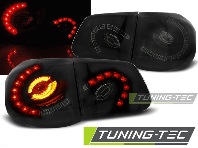 VW Tiguan 2007-2011 Fanali Posteriori LED fumé Neri