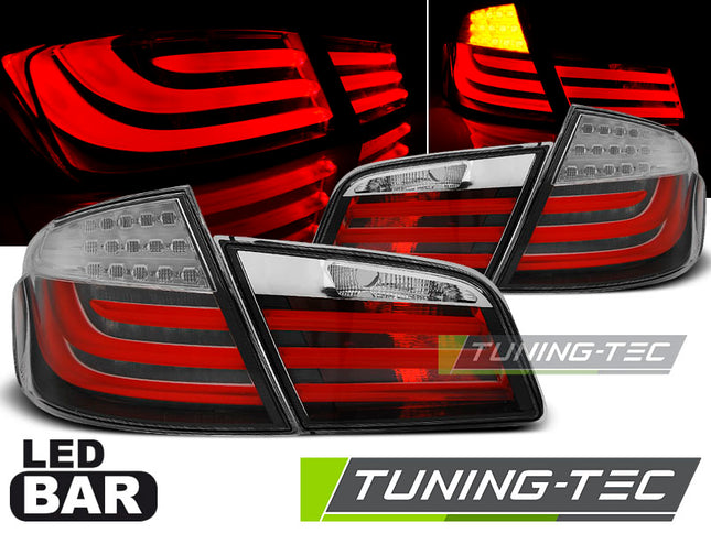 Bmw F10 2010-2013 Fanali Posteriori Led Bar Rosso Bianco