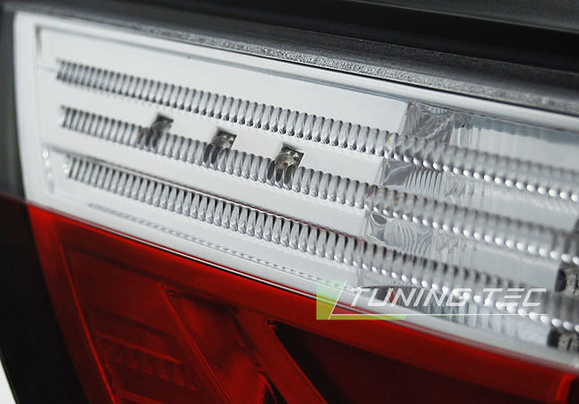Bmw E60 2007-2009 Fanali Posteriori Led Bar Rosso Bianco