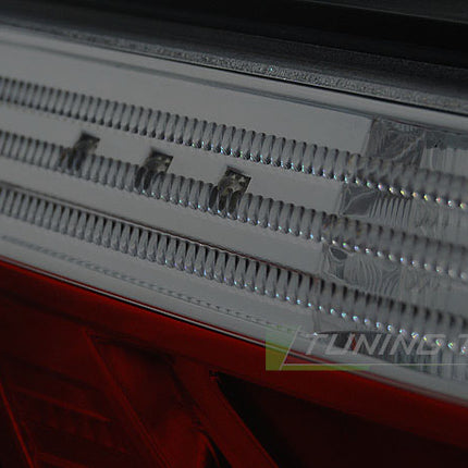Bmw E60 2007-2009 Fanali Posteriori Led Bar Rosso Fumé